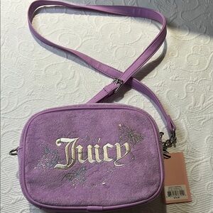 Juicy Couture Lavender Crossbody Bag. NWT. Wingin It Camera bag.